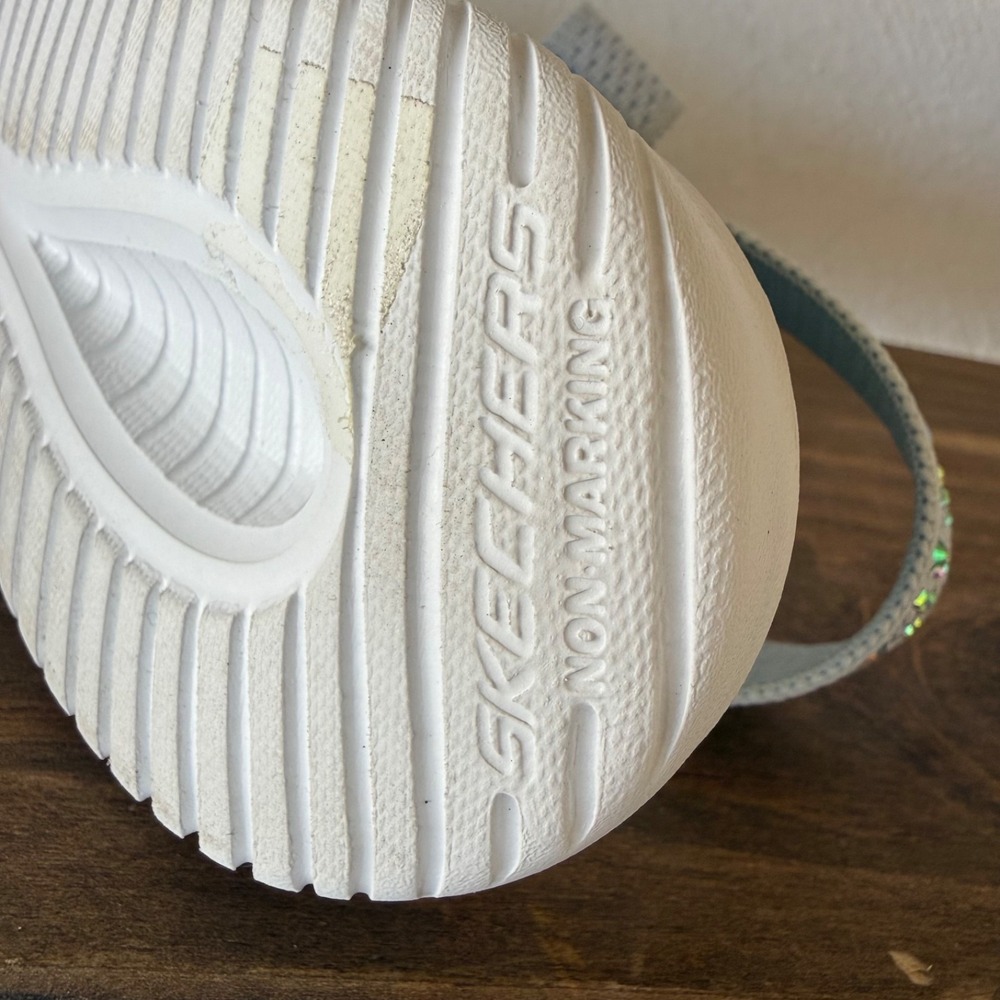 Skechers Ultra Flex 3.0 Girls Rhinestone Sandals Youth Size 1 See Measurement - Picture 11 of 14